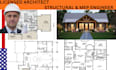 review architectural site plan floor plan concreate slab structural drawing