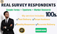 recruit real survey respondents for your online surveys