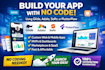 build a no code app using glide, adalo, softr or flutterflow