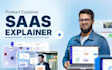 do 2d animated explainer video and saas, ai product  explainer video animation