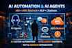 build ai agent for enterprises, payroll, crm, pos, on n8n, openclaw, base44, erm