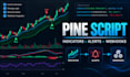 create or fix tradingview pine script indicators alerts and webhooks