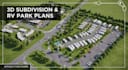 render animate masterplan, 3d site urban plan subdivision, residential community
