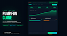 build pumpfun clone memecoin launchpad and solana token creator website presale