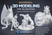 create 3d model for 3d printing stl files and miniatures