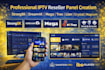 create reseller strong8k, xui panel, noos panel, 4k, trex panel, mega panel