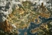 make fantasy map illustration for , novels and games