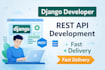 develop rest API using django rest framework