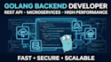 develop golang backend, microservices or web application