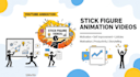 create viral engaging 2d animation and stickman animation