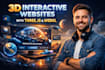 create a professional 3d interactive website using threejs and webgl