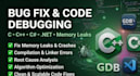 debugging bug fixing c and c plus and c sharp
