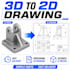 create professional technical drawings from your 3d cad model
