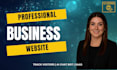 create a you a professional website with built in analytics