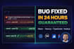 fix critical react and nextjs bugs within 24 hours guaranteed