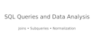 create and manage sql server databases and queries