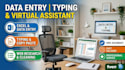 do data entry, copy paste, typing and excel data entry