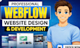 develop or design webflow website, figma to webflow, webflow expert