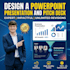 design a business powerpoint presentation and a pitch deck