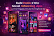 develop live streaming website music streaming app video streaming  app iptv app