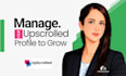 manage and grow your upscrolled profile