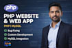 develop PHP mysql web applications and fix PHP bugs