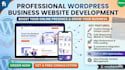 create wordpress site, develop custom wordpress, business website development