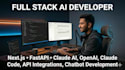 develop full stack ai website, ai chatbot, and web application