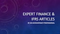 write easy to understand accounting articles, blogs