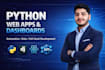 build custom python web apps, dashboards, and automation bots