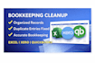clean up and organize your bookkeeping