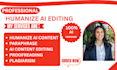 humanize ai content, edit and proofread ai generated text