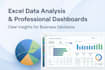 create professional excel dashboards and data analysis