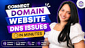 connect domain dns, email and SSL issues, in just minutes