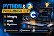 do programming tasks in python, c