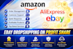 do amazon to ebay dropshipping on profit share
