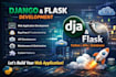 develop, maintain, and support your django or flask app