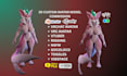 edit  vrchat furry avatar, 3d nsfw model vtuber model,for pc quest  unity