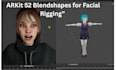 create 52 arkit blendshapes for facial rigging mocap vrchat models and animation