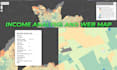 do average income maps with web interactivity