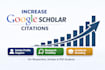 increase google scholar citations, backdated citation, boost citation