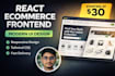 build react tailwind ecommerce frontend
