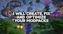 create, configure, optimize a custom minecraft modpack