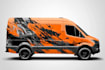 do amazing car wrap, decal, vinyl with vector illustration