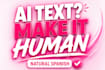 humanize ai text to sound natural and human
