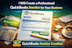 create a professional quickbooks invoice for your business