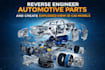 reverse engineer automotive parts and create exploded view 3d cad models