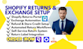 setup shopify returns and exchange yanet aftership loop synctrack return prime