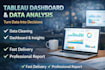 analyze your business data and create stunning tableau dashboards