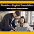 translate finnish and english documents professionally